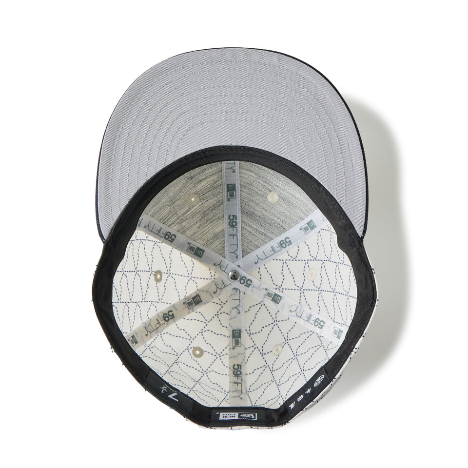 59FIFTY ソフトバックラム Soft Buckram 永楽屋 Eirakuya クロームホワイト/ネイビー | NEW ERA ニューエラ公式オンラインストア