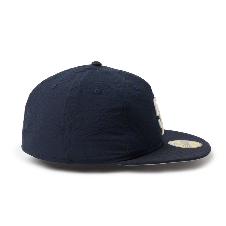 59FIFTY Soft Buckram MLB シアサッカー Seersucker サンディエゴ・パドレス ネイビー | NEW ERA ニューエラ公式オンラインストア