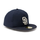 59FIFTY Soft Buckram MLB シアサッカー Seersucker サンディエゴ・パドレス ネイビー | NEW ERA ニューエラ公式オンラインストア