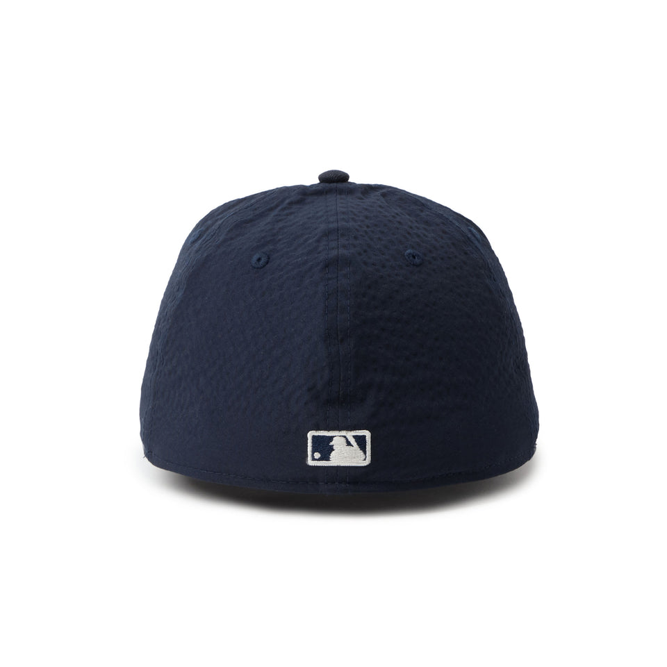 59FIFTY Soft Buckram MLB シアサッカー Seersucker サンディエゴ・パドレス ネイビー | NEW ERA ニューエラ公式オンラインストア