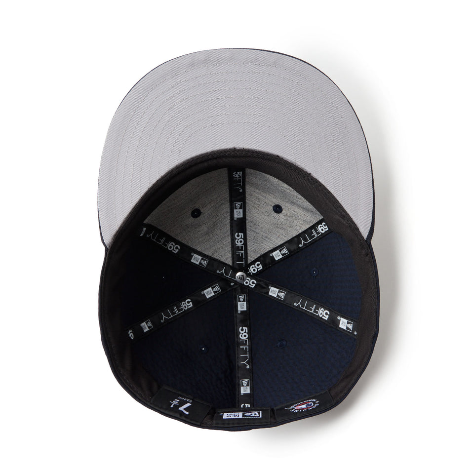 59FIFTY Soft Buckram MLB シアサッカー Seersucker サンディエゴ・パドレス ネイビー | NEW ERA ニューエラ公式オンラインストア
