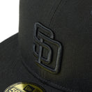 59FIFTY Tonal Logo サンディエゴ・パドレス ブラック | NEW ERA ニューエラ公式オンラインストア