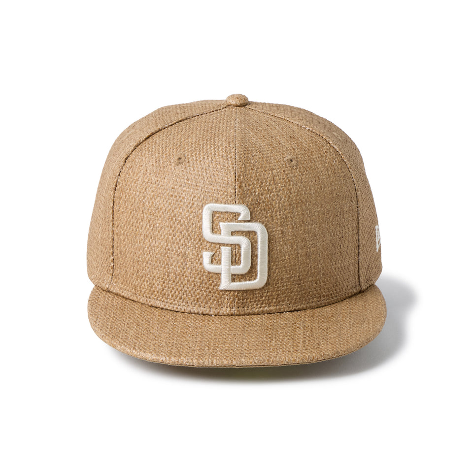 59FIFTY サンディエゴ・パドレス Paper Straw カーキ | NEW ERA ニューエラ公式オンラインストア
