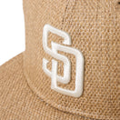59FIFTY サンディエゴ・パドレス Paper Straw カーキ | NEW ERA ニューエラ公式オンラインストア