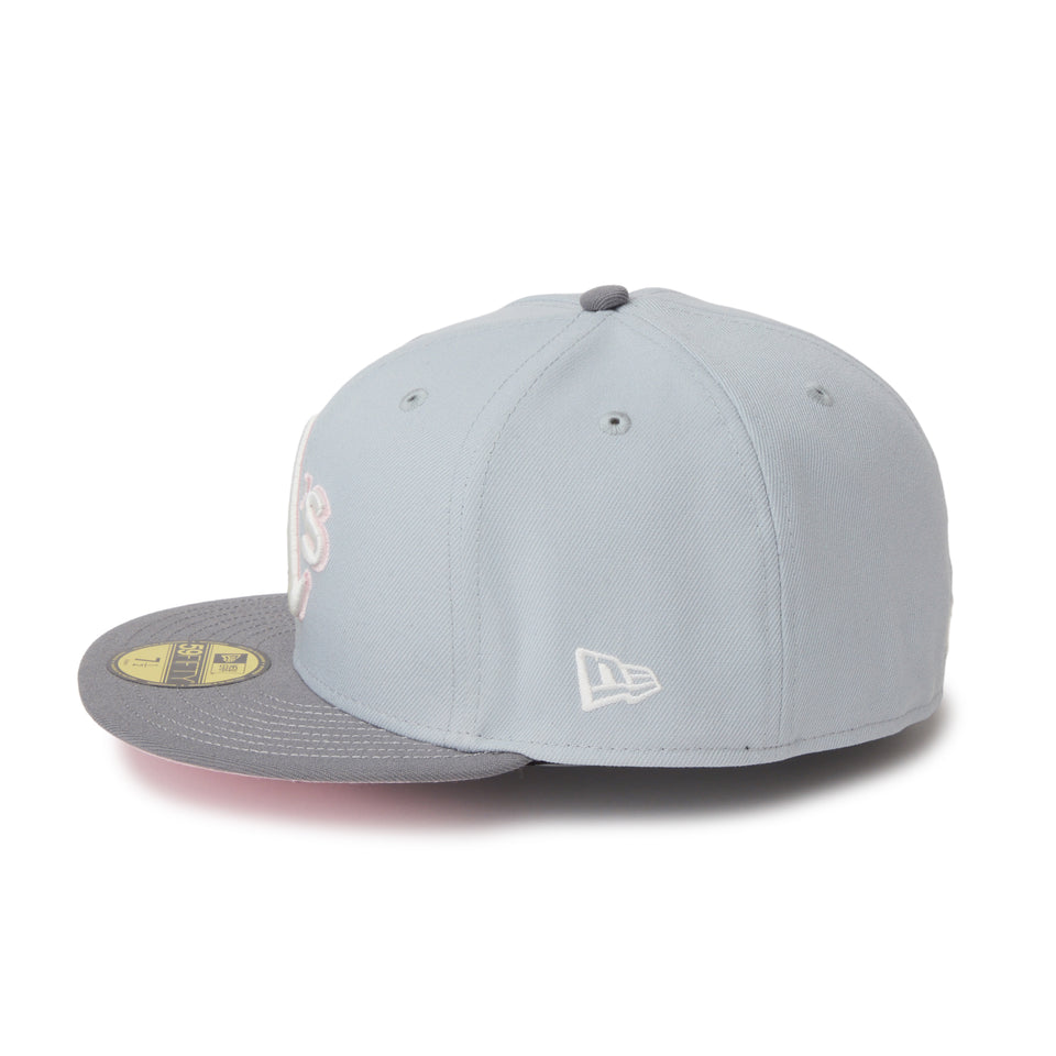 59FIFTY Sakuranagashi 桜流し オークランド・アスレチックス グレー/ストームグレー | NEW ERA ニューエラ公式オンラインストア