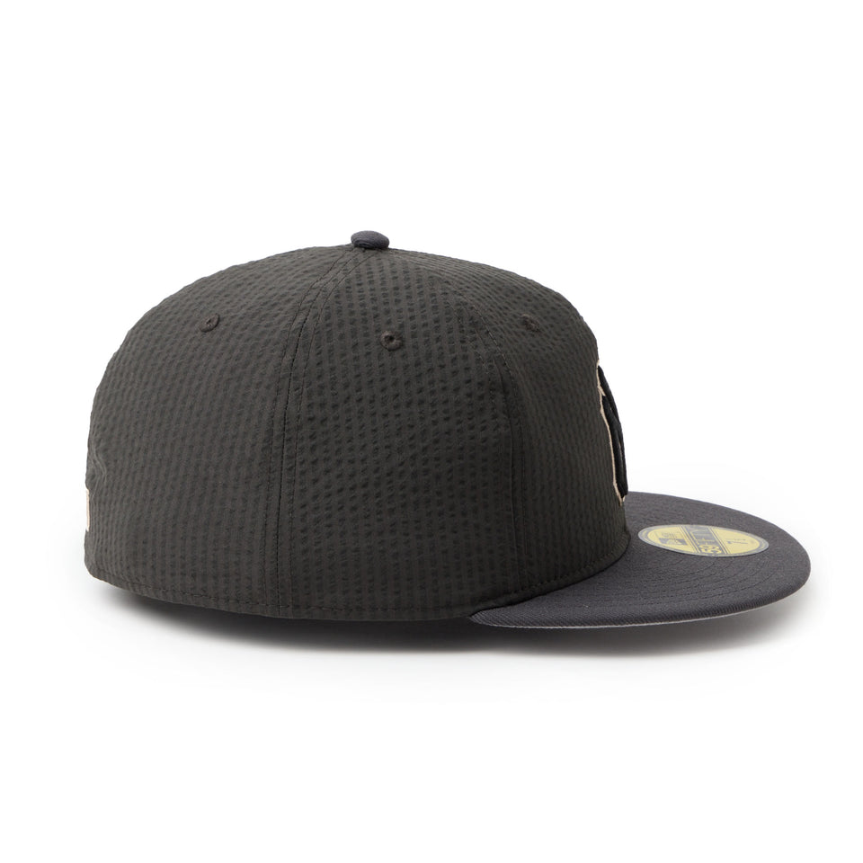 59FIFTY Soft Buckram MLB シアサッカー Seersucker ニューヨーク・ヤンキース グラファイト | NEW ERA ニューエラ公式オンラインストア