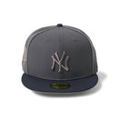 59FIFTY Tonal Logo ニューヨーク・ヤンキース ダークグラファイト/ネイビー | NEW ERA ニューエラ公式オンラインストア