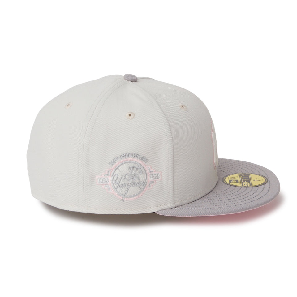 59FIFTY Sakuranagashi 桜流し ニューヨーク・ヤンキース サンディリネン/グレー | NEW ERA ニューエラ公式オンラインストア