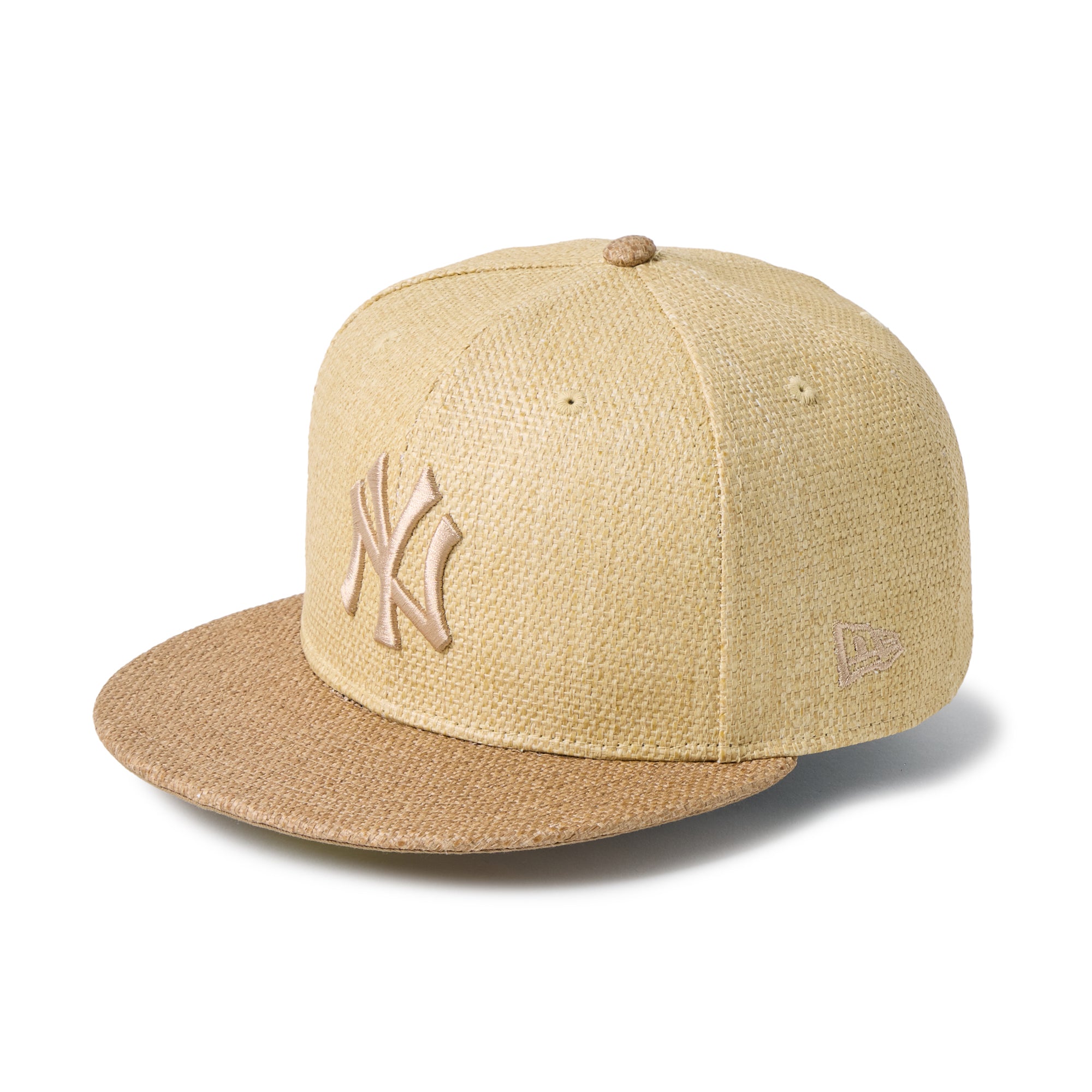 59FIFTY ニューヨーク・ヤンキース Paper Straw ナチュラル/カーキ