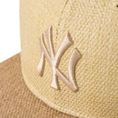 59FIFTY ニューヨーク・ヤンキース Paper Straw ナチュラル/カーキ | NEW ERA ニューエラ公式オンラインストア