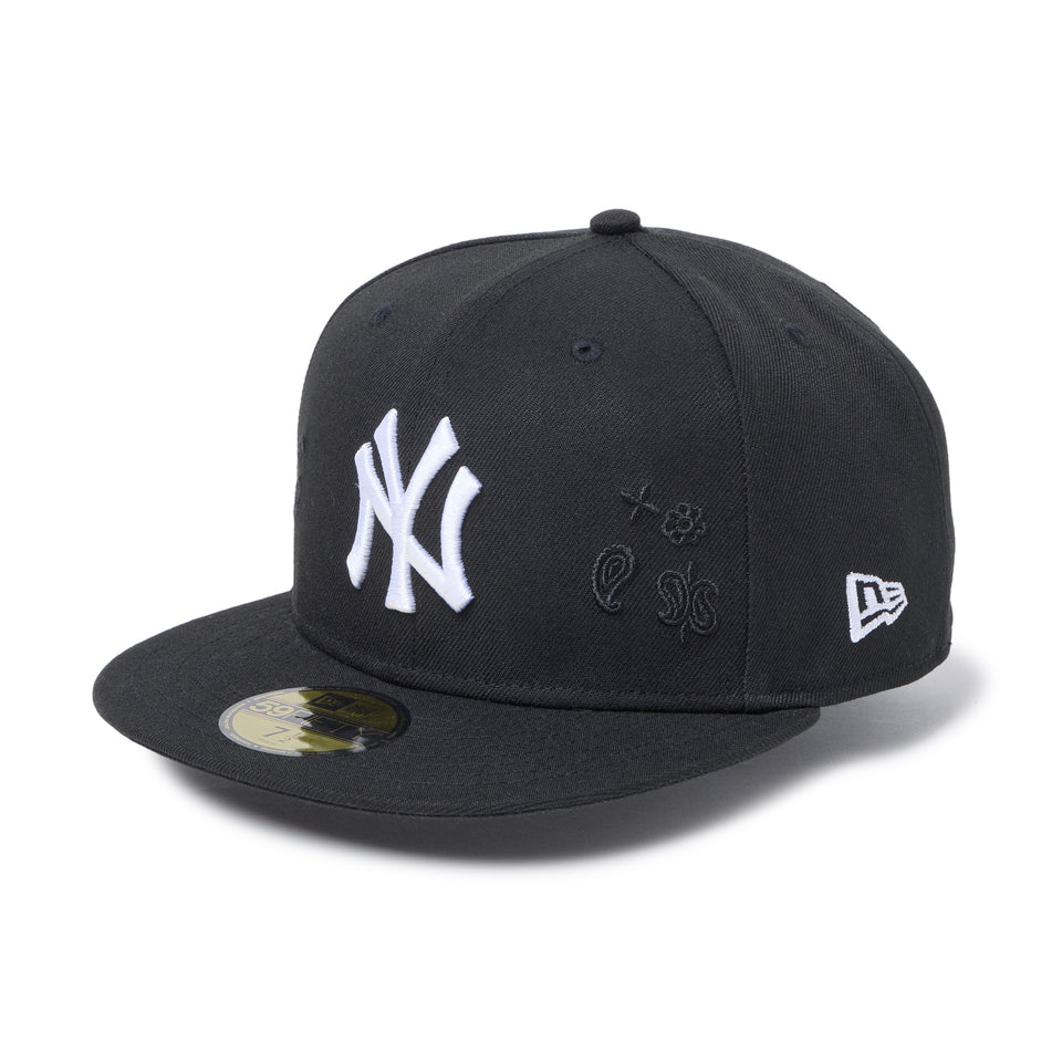 59FIFTY Paisley Embroidery ニューヨーク・ヤンキース ブラック