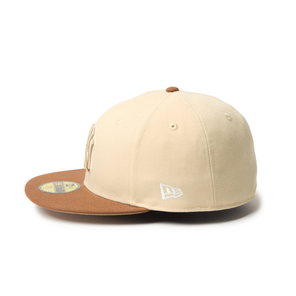 59FIFTY Mocha Mousse ニューヨーク・ヤンキース  オーツミルク/トッフィー | NEW ERA ニューエラ公式オンラインストア