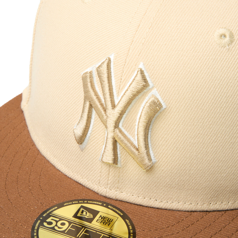 59FIFTY Mocha Mousse ニューヨーク・ヤンキース  オーツミルク/トッフィー | NEW ERA ニューエラ公式オンラインストア