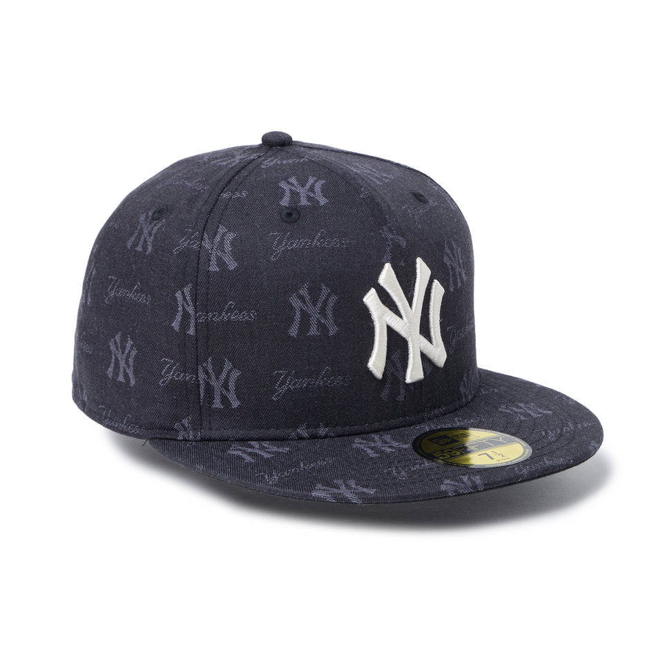 59FIFTY MLB Jacquard ニューヨーク・ヤンキース ブラック | NEW ERA ニューエラ公式オンラインストア