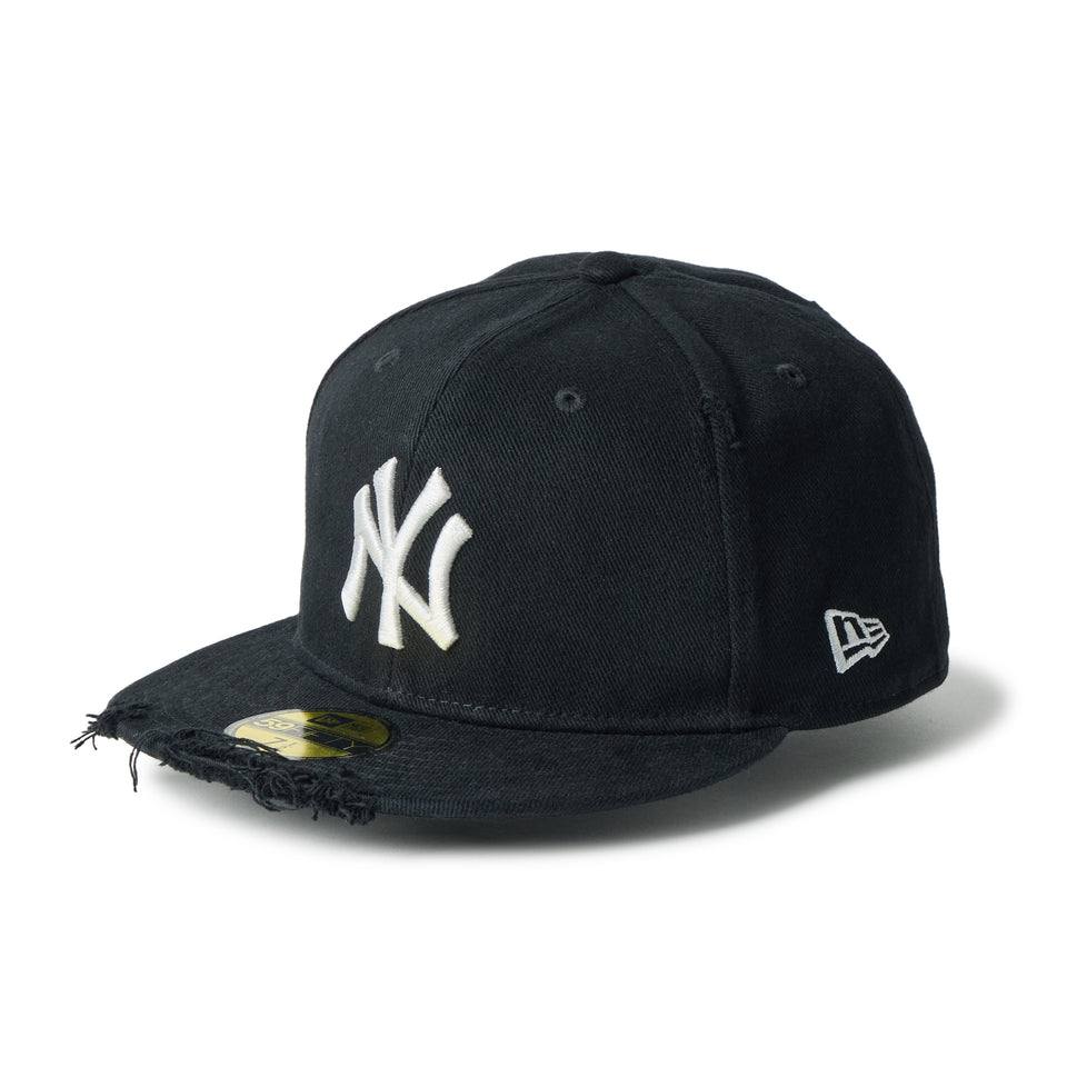 59FIFTY MLB Damaged Cap ニューヨーク・ヤンキース ブラック