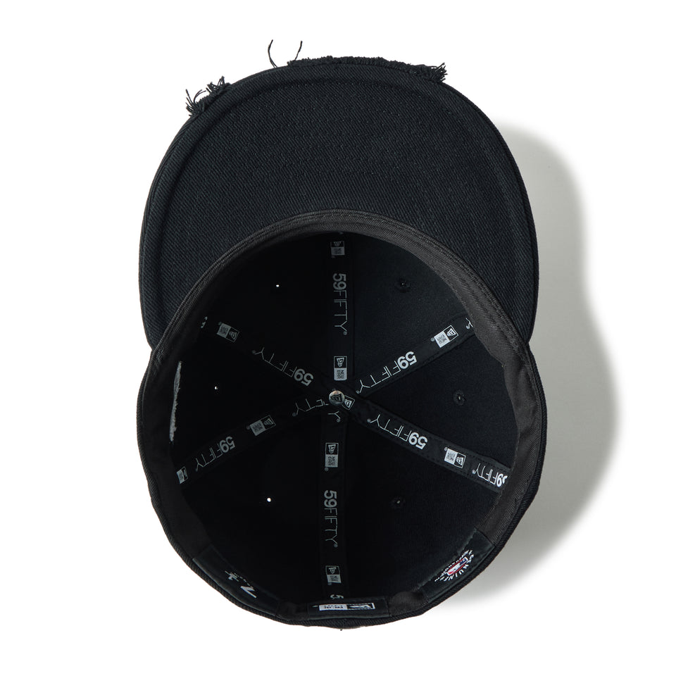 59FIFTY MLB Damaged Cap ニューヨーク・ヤンキース ブラック | NEW ERA ニューエラ公式オンラインストア