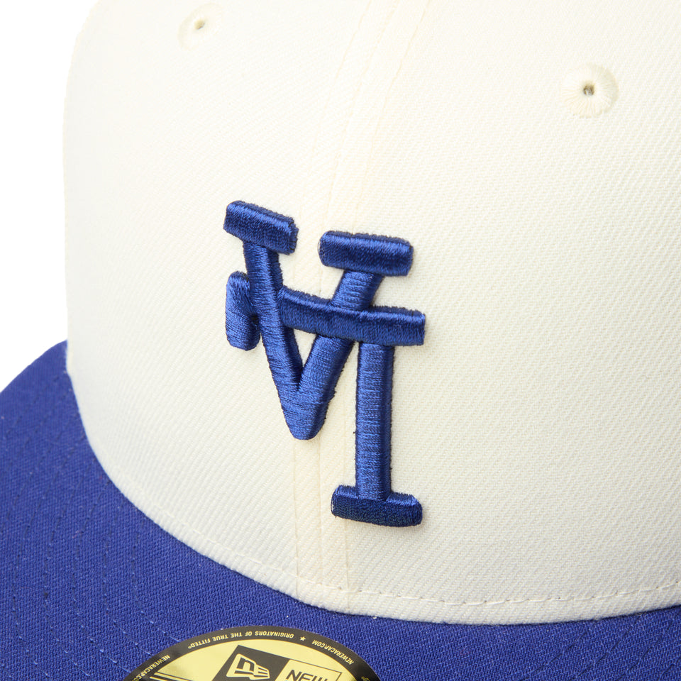 59FIFTY MLB Upside Down ロサンゼルス・ドジャース クロームホワイト