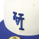 59FIFTY MLB Upside Down ロサンゼルス・ドジャース クロームホワイト/ダークロイヤル | NEW ERA ニューエラ公式オンラインストア