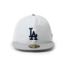 59FIFTY Soft Buckram MLB シアサッカー Seersucker ロサンゼルス・ドジャース ホワイト/グレー | NEW ERA ニューエラ公式オンラインストア