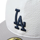 59FIFTY Soft Buckram MLB シアサッカー Seersucker ロサンゼルス・ドジャース ホワイト/グレー | NEW ERA ニューエラ公式オンラインストア