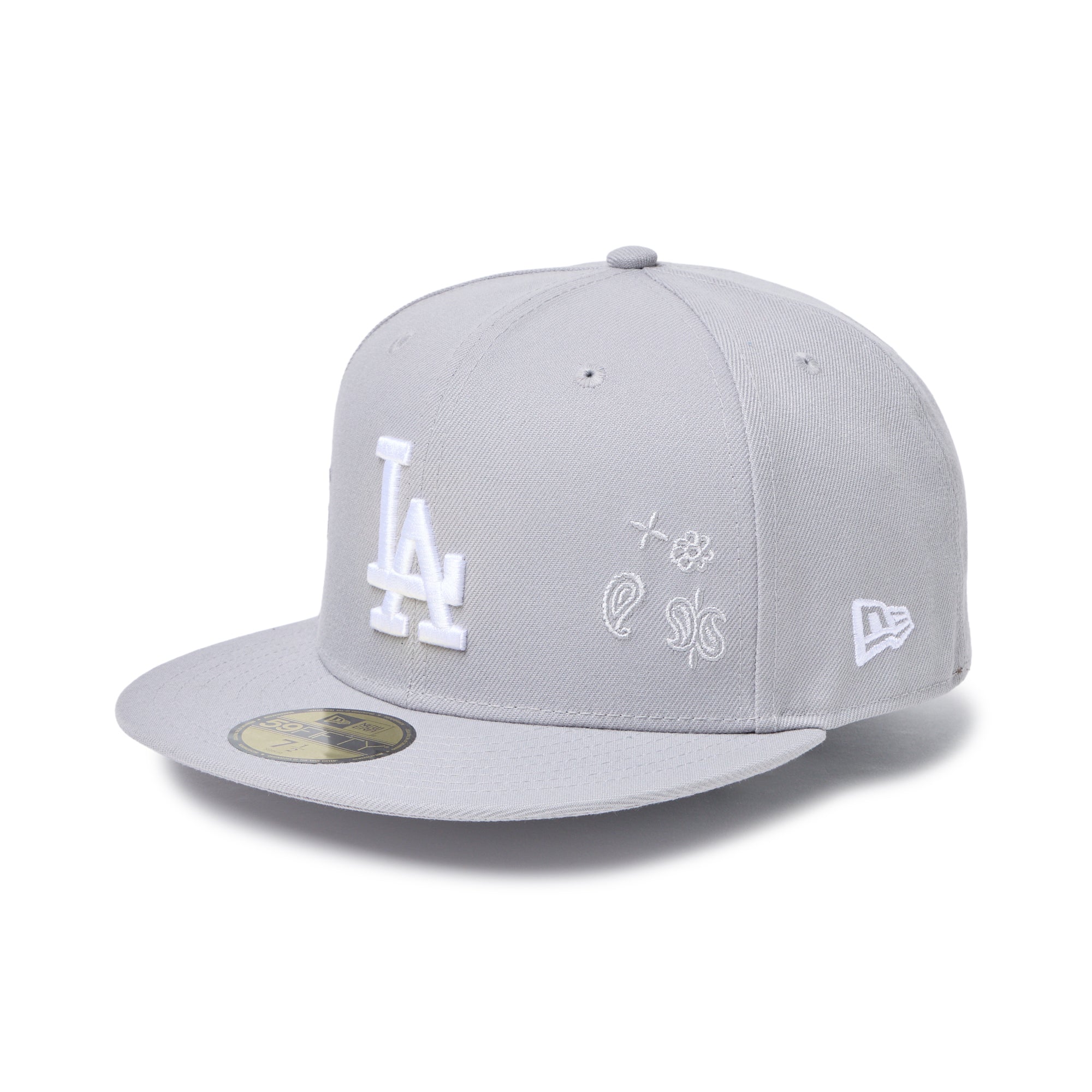 【海外限定】758 ニューエラ ロサンゼルスドジャース 59FIFTY グレー 59FIFTY Paisley Embroidery ロサンゼルス・ドジャース グレー