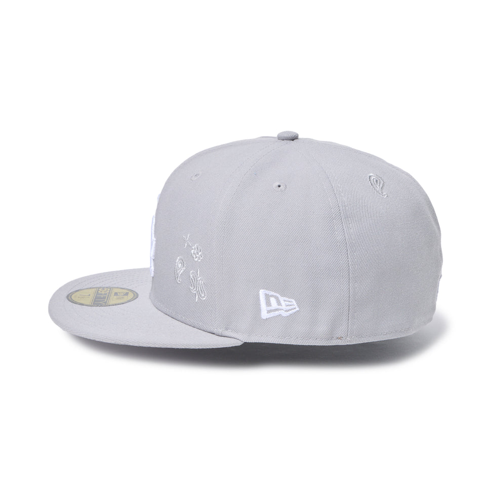 59FIFTY Paisley Embroidery ロサンゼルス・ドジャース グレー | NEW ERA ニューエラ公式オンラインストア