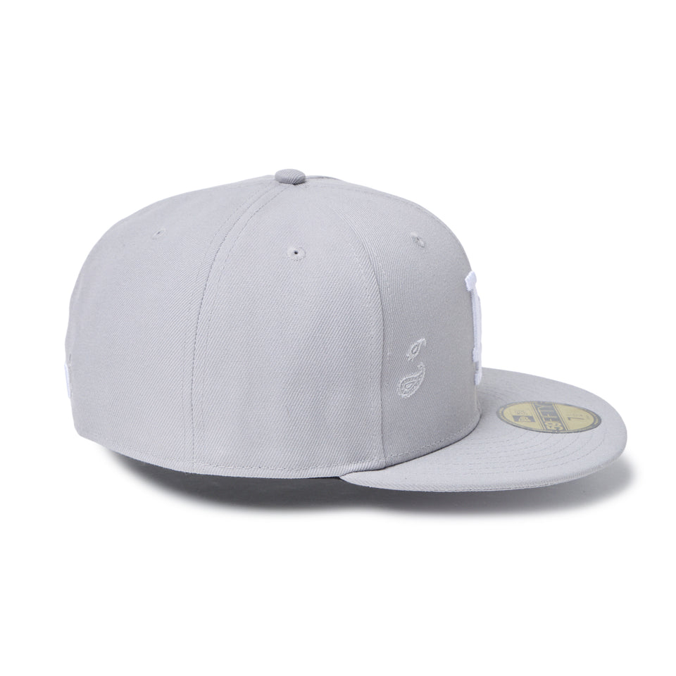 59FIFTY Paisley Embroidery ロサンゼルス・ドジャース グレー | NEW ERA ニューエラ公式オンラインストア