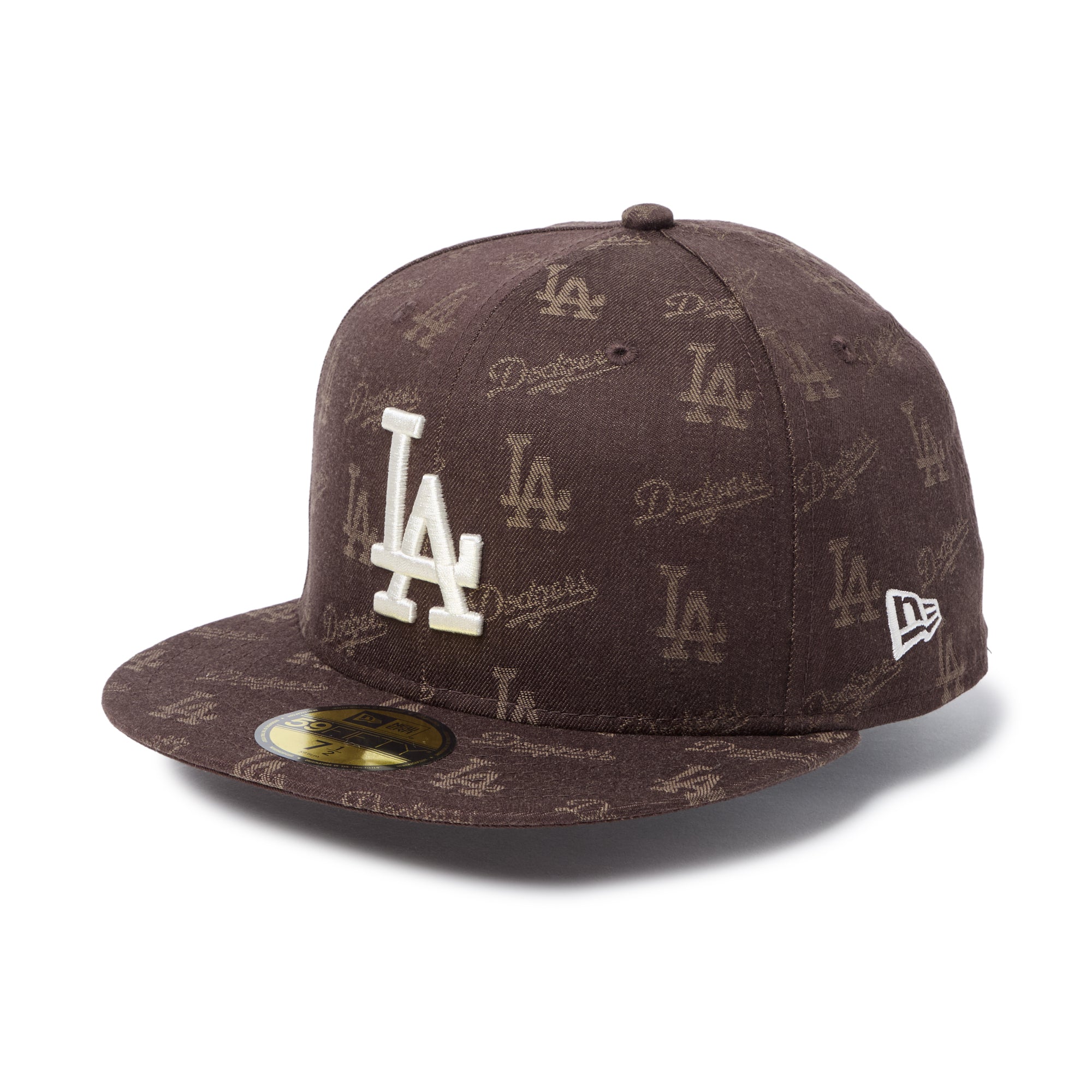 NEW ERA ロサンゼルス・ドジャース 59FIFTY キャップ 7 5/8 59FIFTY MLB Jacquard ロサンゼルス・ドジャース ブラウン