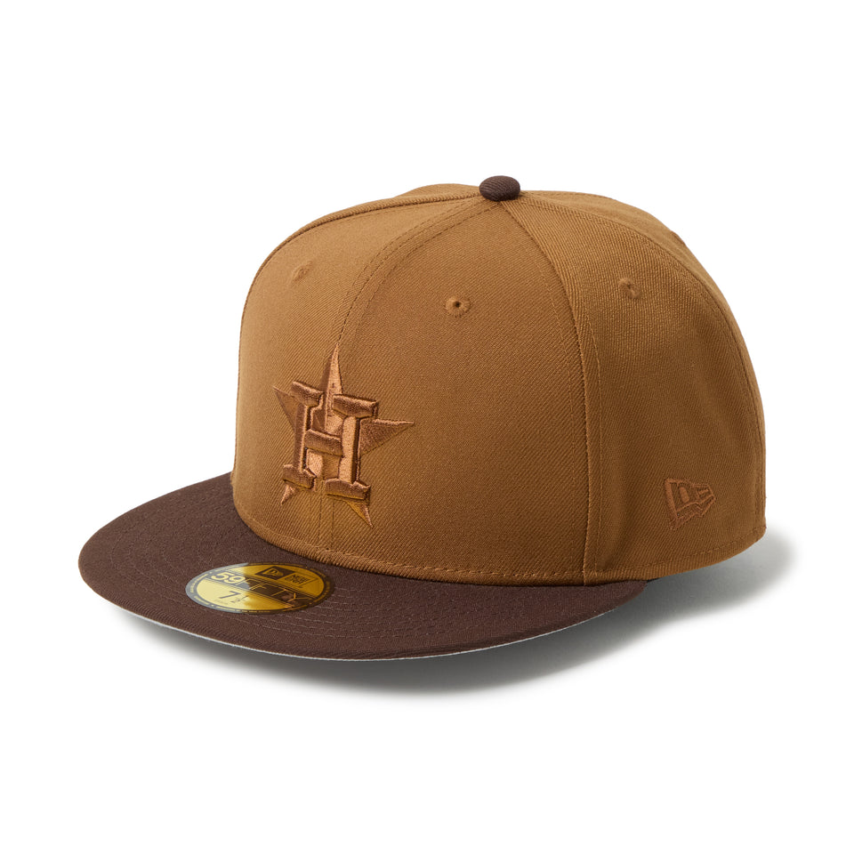 59FIFTY Tonal Logo ヒューストン・アストロズ トーステッドピーナッツ