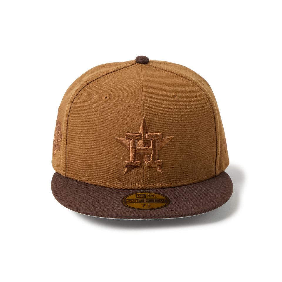 59FIFTY Tonal Logo ヒューストン・アストロズ トーステッドピーナッツ/バーントウッド | NEW ERA ニューエラ公式オンラインストア