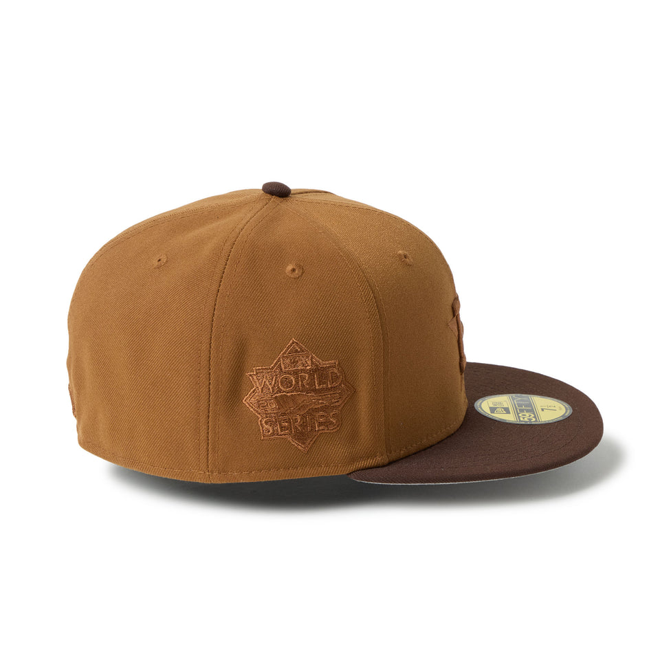 59FIFTY Tonal Logo ヒューストン・アストロズ トーステッドピーナッツ/バーントウッド | NEW ERA ニューエラ公式オンラインストア