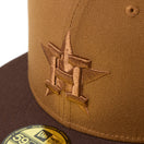 59FIFTY Tonal Logo ヒューストン・アストロズ トーステッドピーナッツ/バーントウッド | NEW ERA ニューエラ公式オンラインストア