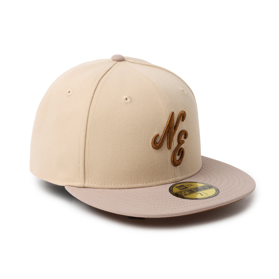 59FIFTY Mocha Mousse クラシックロゴ オーツミルク/アッシュブラウン | NEW ERA ニューエラ公式オンラインストア
