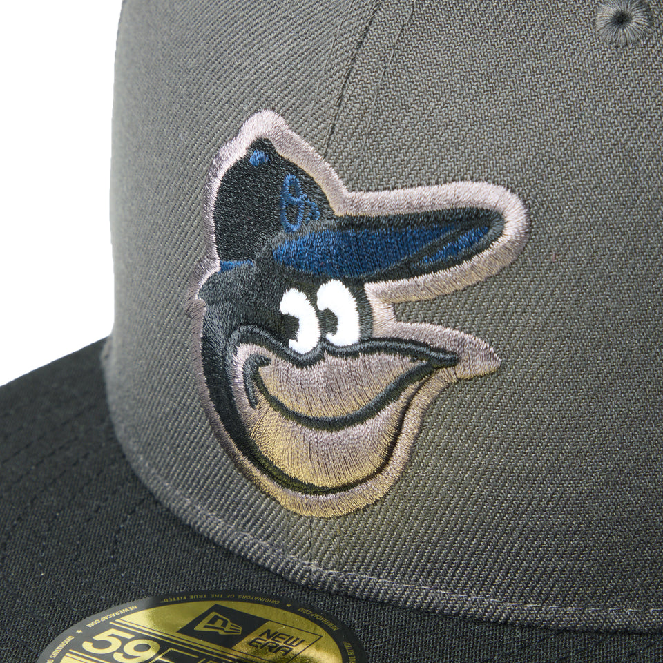 59FIFTY MLB Glow in the Dark ボルティモア・オリオールズ ダークピューター/ブラック | NEW ERA ニューエラ公式オンラインストア