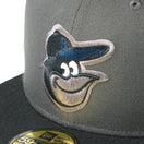 59FIFTY MLB Glow in the Dark ボルティモア・オリオールズ ダークピューター/ブラック | NEW ERA ニューエラ公式オンラインストア