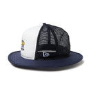 5-Panel バケットハット A-Frame トラッカー ブランドロゴ ホワイト/ネイビー | NEW ERA ニューエラ公式オンラインストア