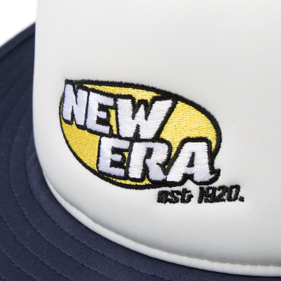 5-Panel バケットハット A-Frame トラッカー ブランドロゴ ホワイト/ネイビー | NEW ERA ニューエラ公式オンラインストア