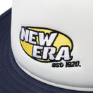 5-Panel バケットハット A-Frame トラッカー ブランドロゴ ホワイト/ネイビー | NEW ERA ニューエラ公式オンラインストア
