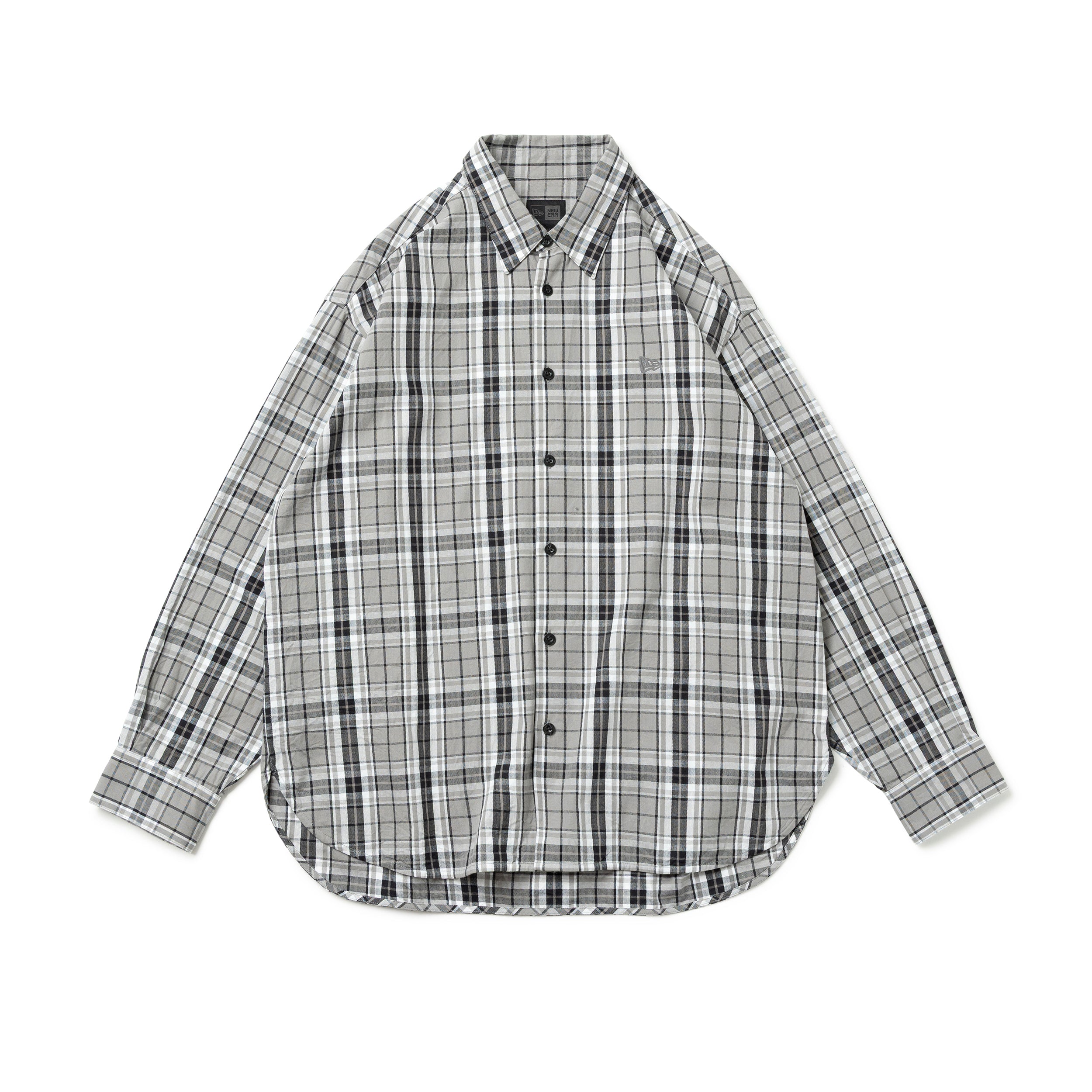 【新品未使用】NEW ERA長袖 マルチチェックシャツ BLACK LABEL上 長袖 マルチチェックシャツ BLACK LABEL FW23 カーキ | ニューエラ