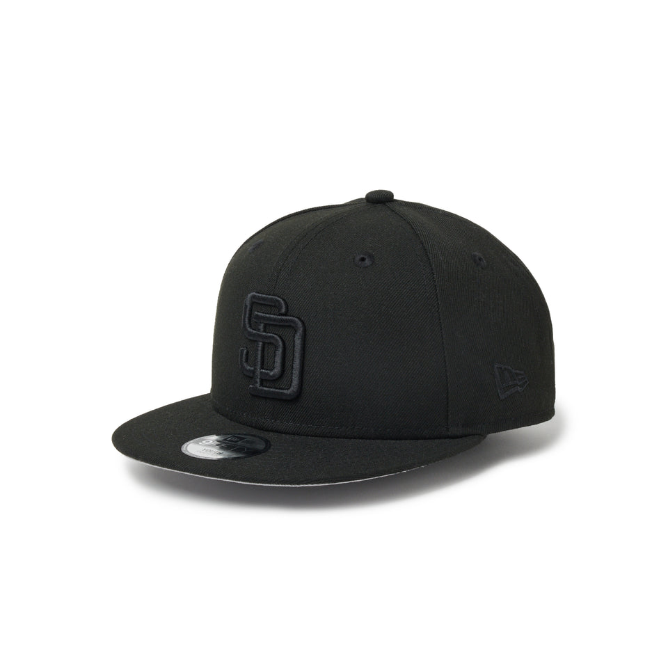 キッズ Youth 9FIFTY Tonal Logo サンディエゴ・パドレス ブラック