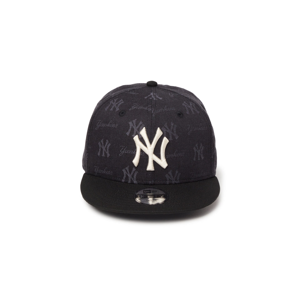 キッズ Youth 9FIFTY MLB Jacquard ニューヨーク・ヤンキース ブラック | NEW ERA ニューエラ公式オンラインストア
