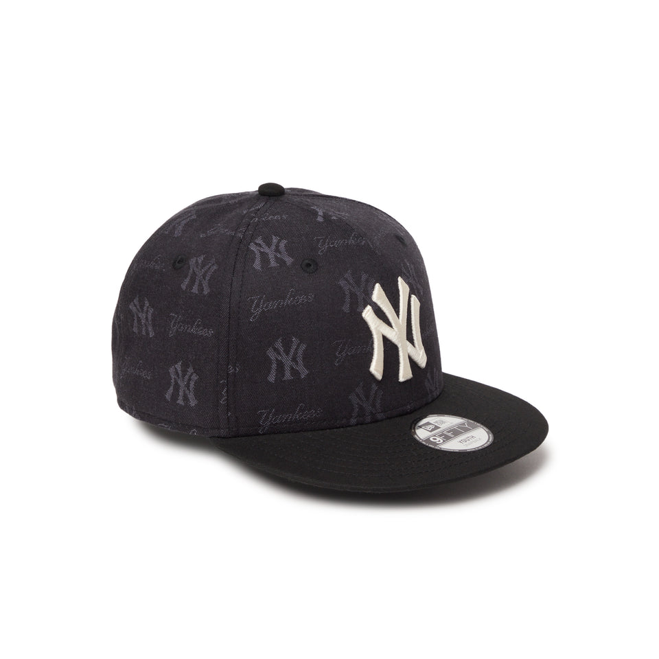 キッズ Youth 9FIFTY MLB Jacquard ニューヨーク・ヤンキース ブラック | NEW ERA ニューエラ公式オンラインストア