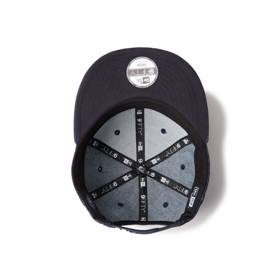 キッズ Youth 9FIFTY Denim ニューヨーク・ヤンキース ネイビー | NEW ERA ニューエラ公式オンラインストア