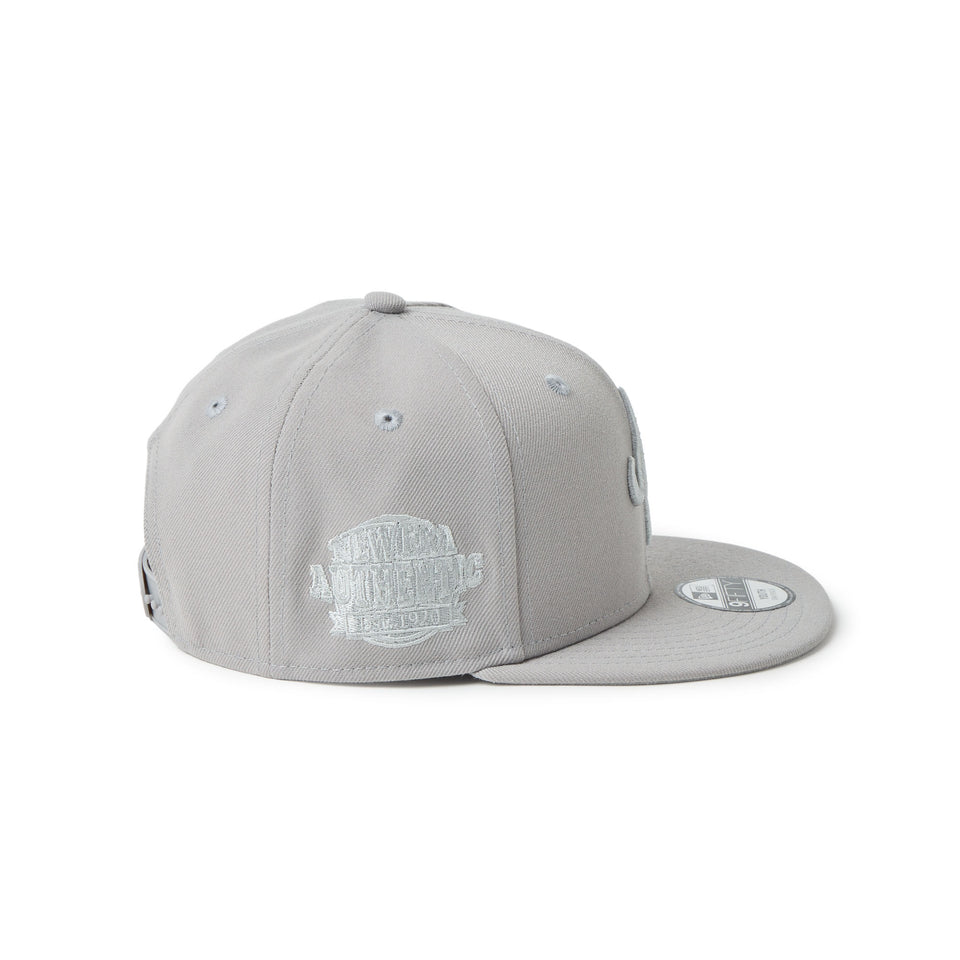 キッズ Youth 9FIFTY Tonal Logo クラシックロゴ グレー