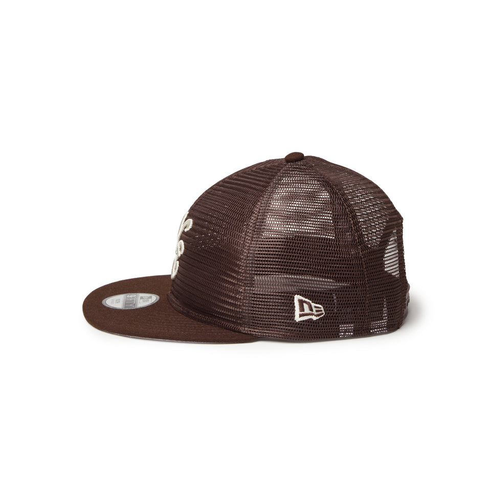 キッズ Youth 9FIFTY All Mesh クラシックロゴ バーントウッド | NEW ERA ニューエラ公式オンラインストア