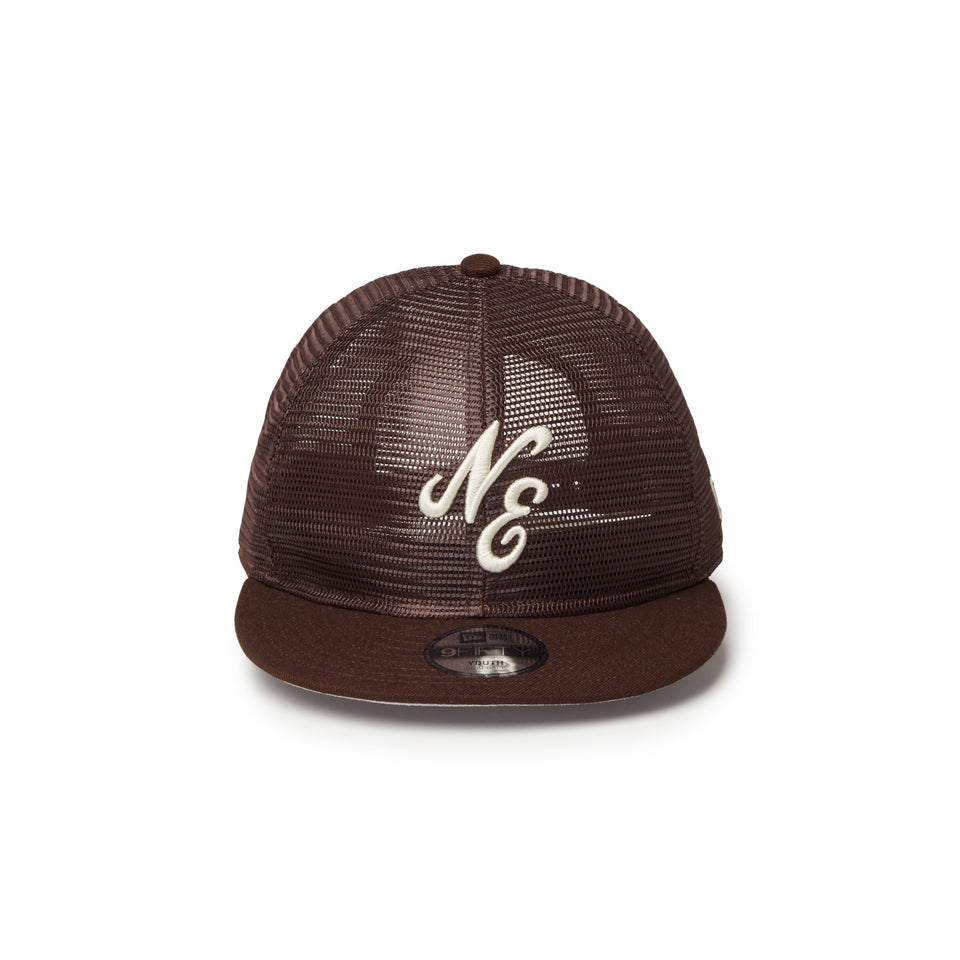 キッズ Youth 9FIFTY All Mesh クラシックロゴ バーントウッド | NEW ERA ニューエラ公式オンラインストア