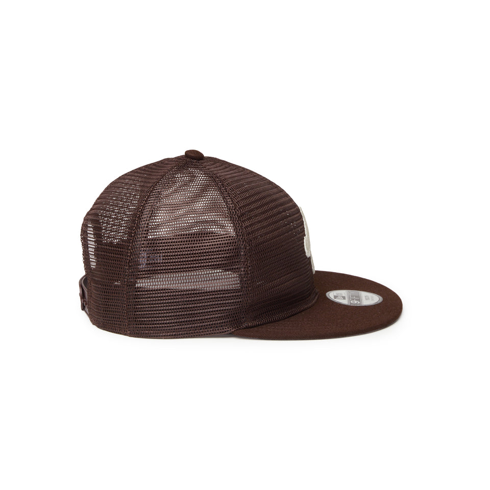 キッズ Youth 9FIFTY All Mesh クラシックロゴ バーントウッド | NEW ERA ニューエラ公式オンラインストア