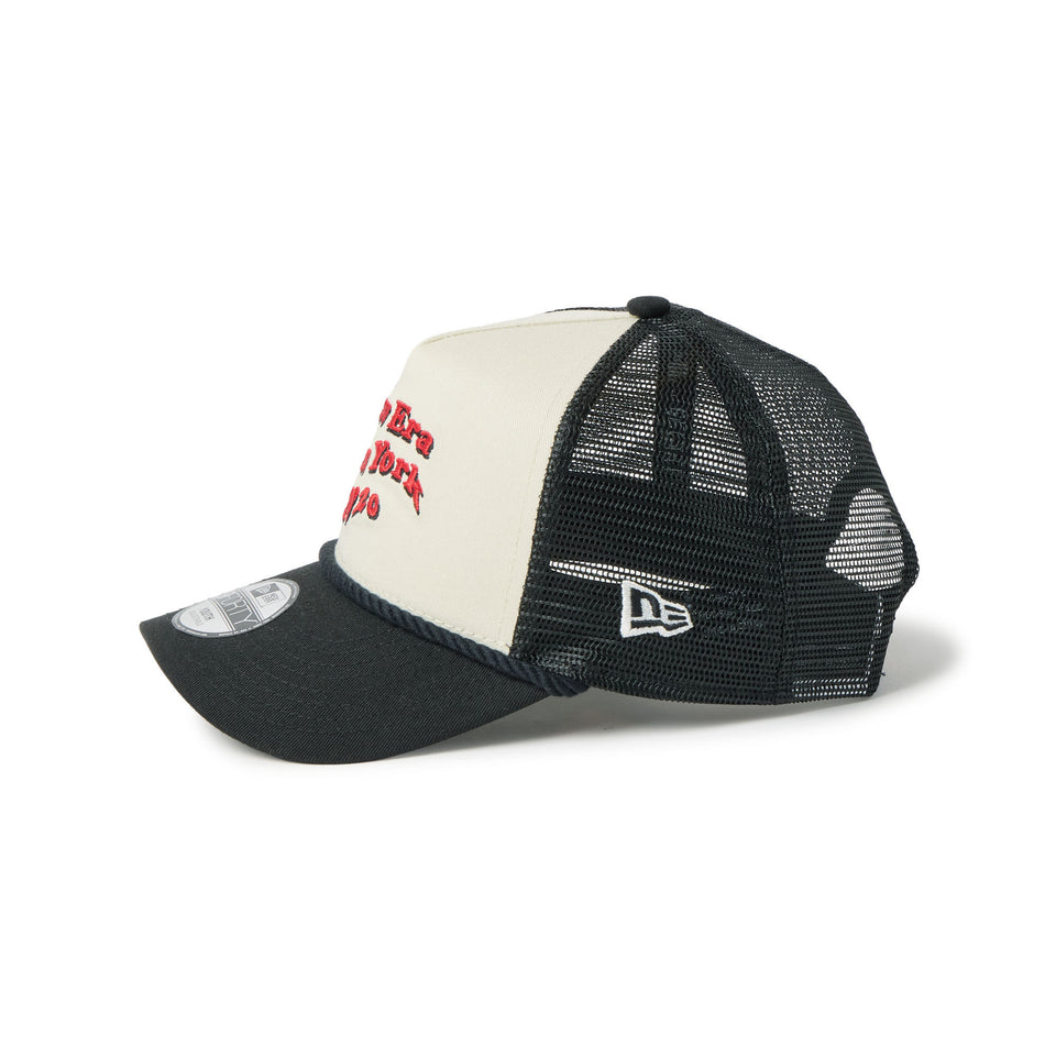 キッズ Youth 9FORTY A-Frameトラッカー Wave Logo クロームホワイト/ブラック | NEW ERA ニューエラ公式オンラインストア