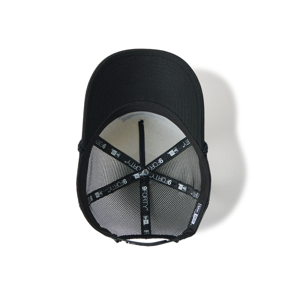 キッズ Youth 9FORTY A-Frameトラッカー Wave Logo クロームホワイト/ブラック | NEW ERA ニューエラ公式オンラインストア