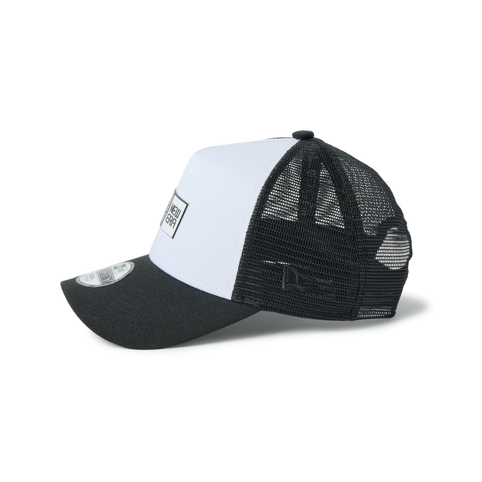キッズ Youth 9FORTY A-Frame トラッカー Box Logo ブラック/ホワイト | NEW ERA ニューエラ公式オンラインストア